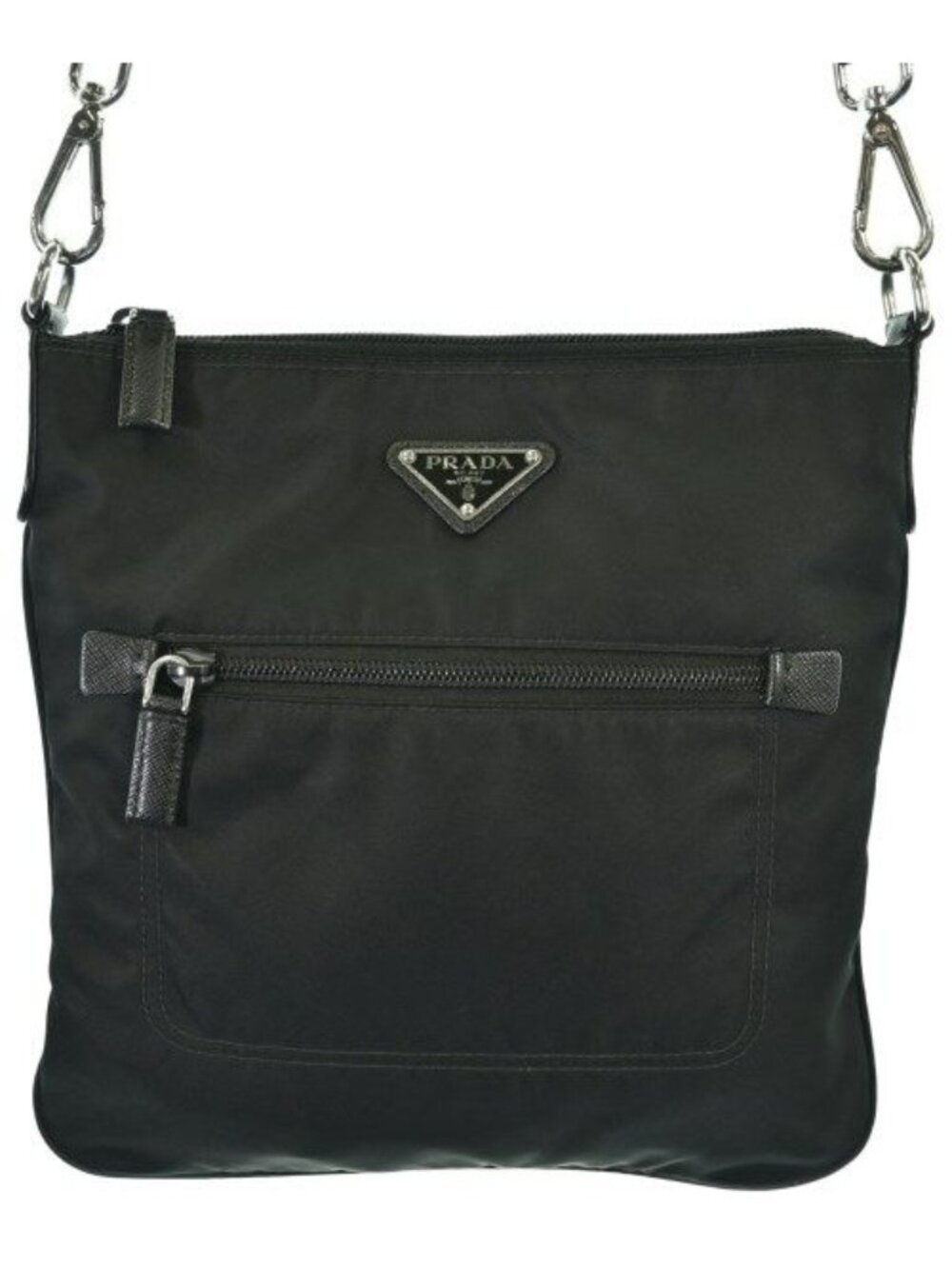 Prada Nylon Shoulder Bag Black